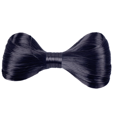 Bow Hair Extension Bowknot Black Comb Clip Fashion Hairpiece Party
