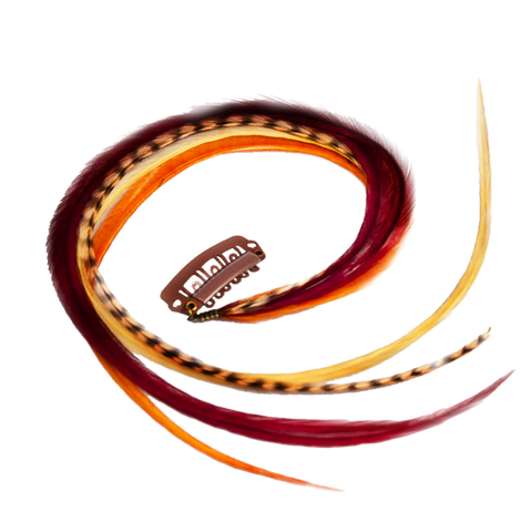 Fine Featherheads Autumn Quill Clips