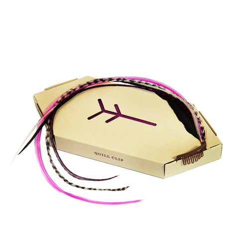 Fine Featherheads Lipstick Quill Clips