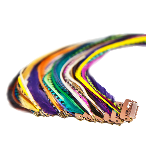 Fine Featherheads Lipstick Quill Clips