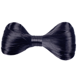 Bow Hair Extension Bowknot Black Comb Clip Fashion Hairpiece Party